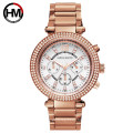 HANNAH MARTIN 1196 Quartz Watches Ladies Wristwatches Waterproof Diamond Relogio Masculino
